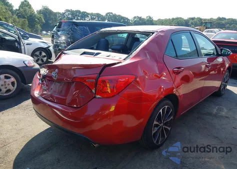 2017 Toyota Corolla Se z USA, uszkodzony, nr VIN 2T1BURHE7HC874932